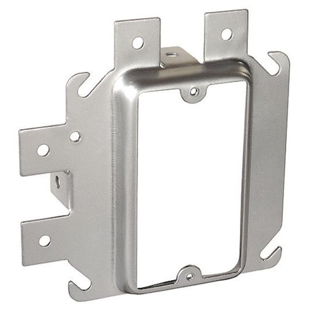 Southwire Device Ring, 1 Gang, Galvanized Steel, Square Box Type SLR-175